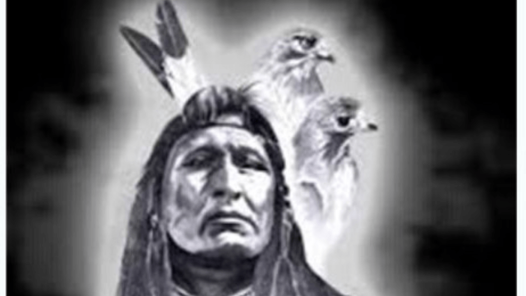 Healing Circle with Two Hawks